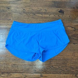 Pool side Lululemon speed up shorts